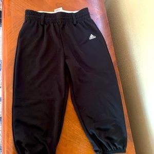 Adidas Climalite Boys Small Baseball Pants Closed Bottom